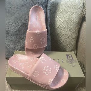 New Ted baker pink Kristin sandals slides 37 6.5/7